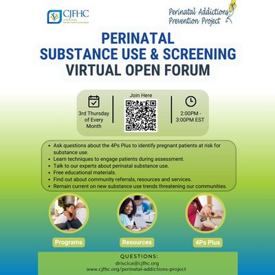 Perinatal Substance Use & Screening Virtual Open Forum