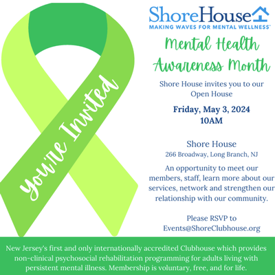 Mental Health Awareness Month Open House
