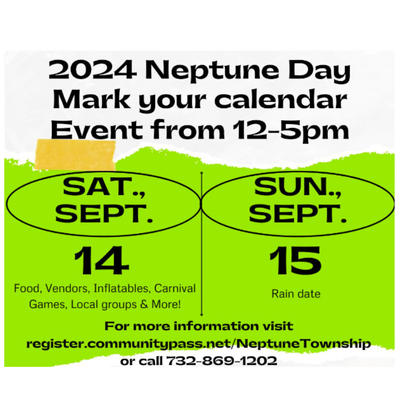 Save the Date - Neptune Day 2024