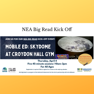 NEA Big Read Kick Off: Mobile Ed: Skydome at Croydon Hall Gym