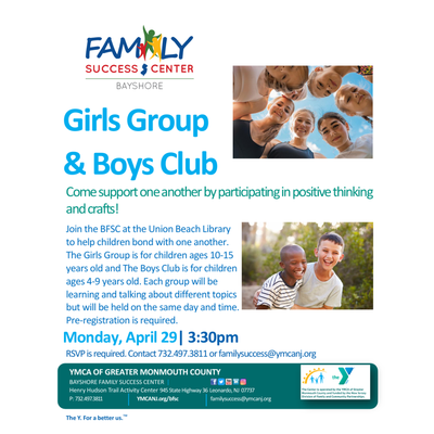 Bayshore Family Success Center Girls Group and Boys Club